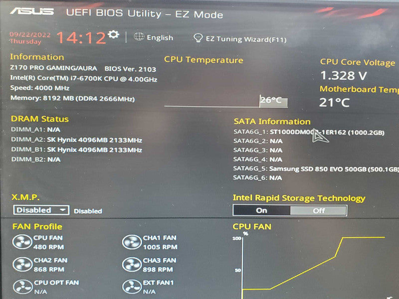 Custom PC, ASUS Z170 PRO i7-6700K 4.0GHz 8GB DDR4 1TB HDD 500GB HDD |
