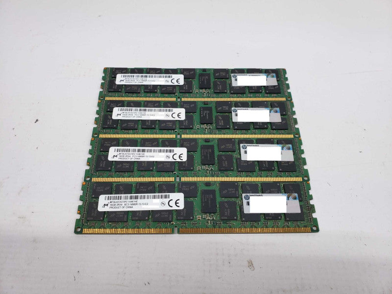 Micron 64GB 4x16GB ECC PC3-14900R 1866Mhz Serve Memory [