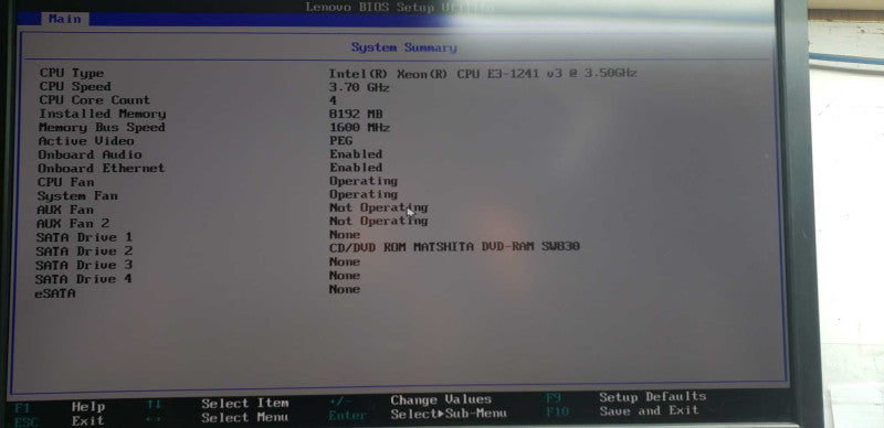 Lenovo Thinkstation P300 Xeon E3-1241 V3 @ 3.50ghz / 8gb ram / K620 GPU  #