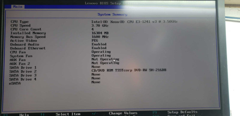Lenovo Thinkstation P300 Xeon E3-1241 V3 @ 3.50ghz / 16gb ram / K620 GPU #\t #