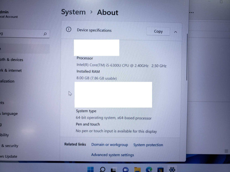 Lenovo ThinkPad T460s i5-6300U@2.4GHz 8GB DDR4 240G SSD  [