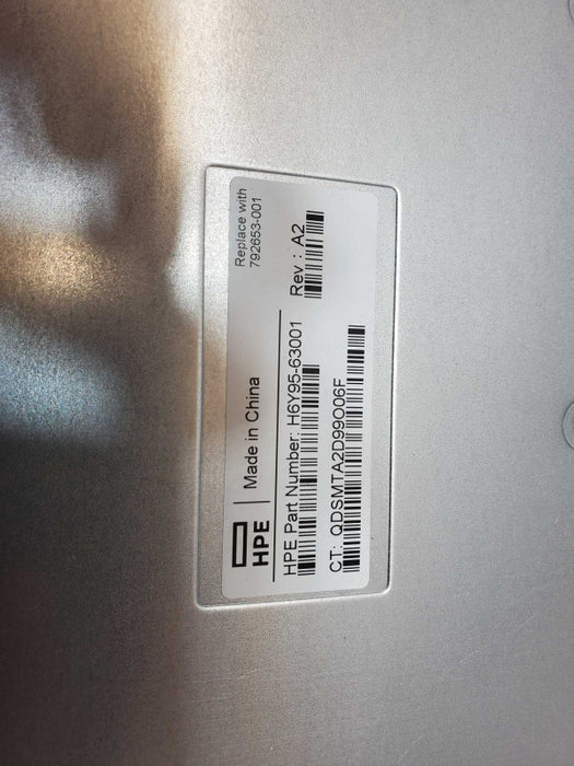 HP 8400 3PAR HPE H6Y95-63001 Rev A2 Controller, No SSD _