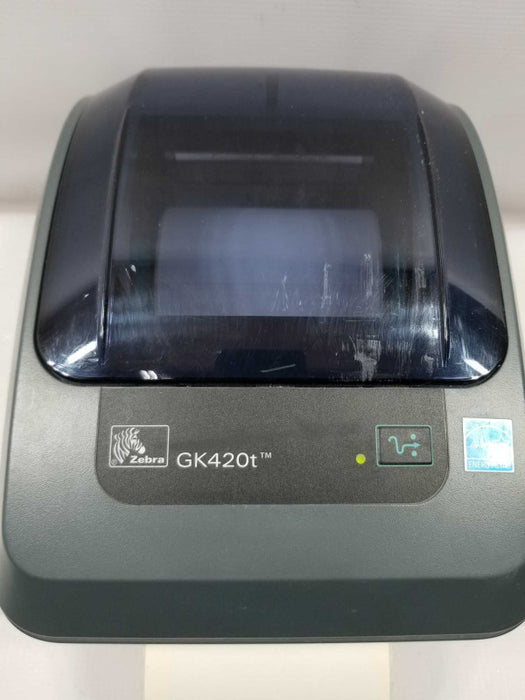 Zebra GK420t USB Serial Parallel Direct Thermal Label Printer,   READ* ~