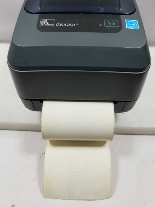Zebra GK420t USB Serial Parallel Direct Thermal Label Printer,   READ* ~
