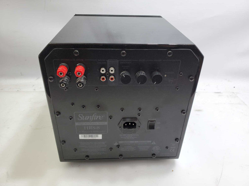Sunfire HRS-8 High Resolution Series 8\\" Powered Subwoofer _ Power-on tested )