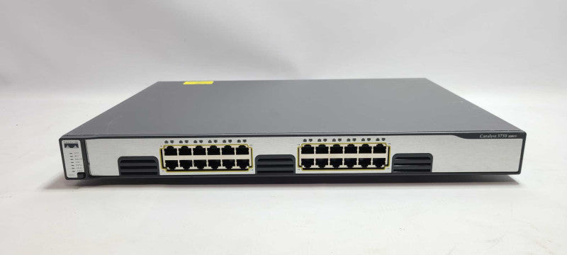 Cisco Catalyst 3750-G WS-C3750G-24T-S 24-Port Gigabit Ethernet Switch W/O ears $