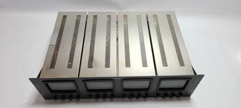 Sony PVM-411 Grey 120V 50/60Hz CRT Display Quad Rack Mount Monitor 56W QTY $