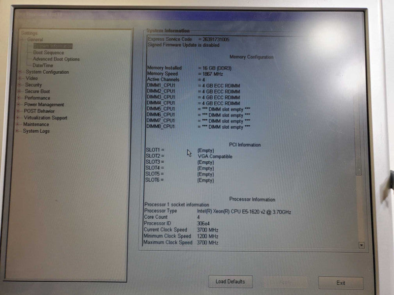 Dell Precision T3610 Xeon E5-1620 v2 @3.7GHz 8GB RAM Quadro K600 )