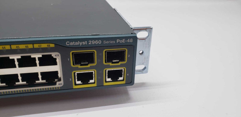 cisco catalyst 2960 series PoE-48 WS-C2960-48PST-L/ factory reset #