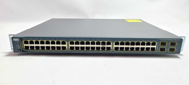 Cisco Catalyst 3560 WS-C3560-48PS-S 48-Port Ethernet PoE Network Switch $