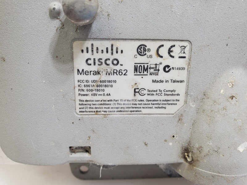 CISCO Meraki MR62 Cloud ACCESS POINT for parts )