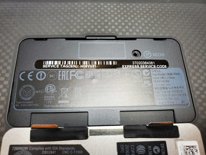 Dell P20S Core i7-4500U @ 1.8 GHz 8GB Ram 250GB SSD Laptop/Tablet TouchScreen (