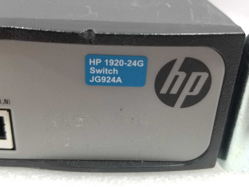 HPE JG924A 1920 Series 24x 1GB RJ-45 4x 1GB SFP Switch, FCTY RESET ~