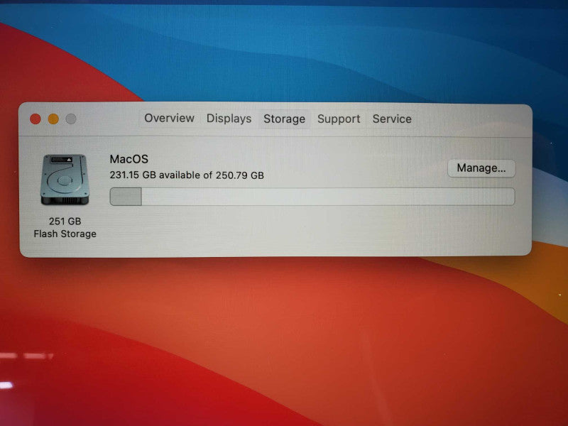 Macbook Pro 2013 Core i5-4288U @ 2.6 GHz 8GB Ram 250GB SSD (