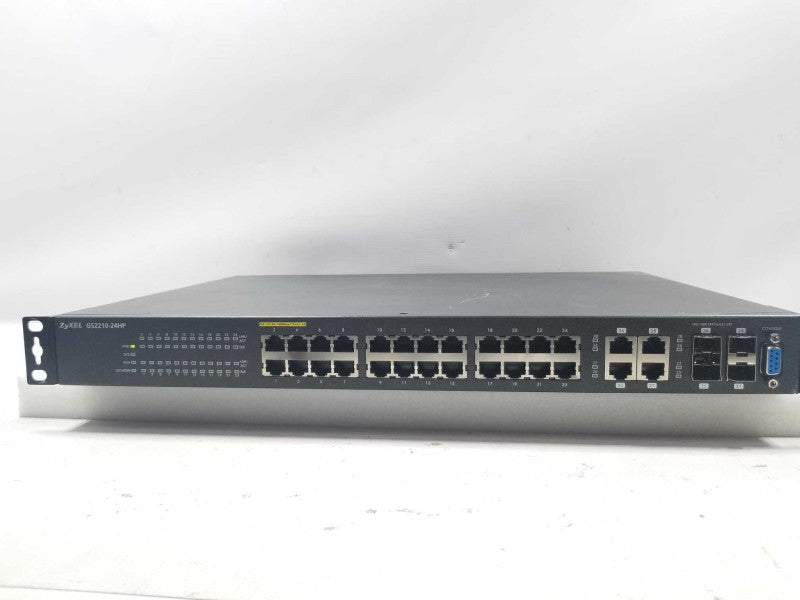 Zyxel 24 port Gigabit Layer 2 managed PoE+ switch 375Watt [GS2210-24HP] ~