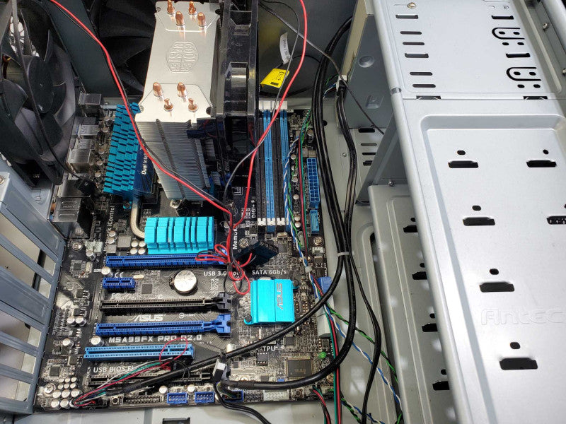 Custom PC ASUS M5A99FX PRO R2.0 Barebone No RAM No GPU No HDD No PSU  )
