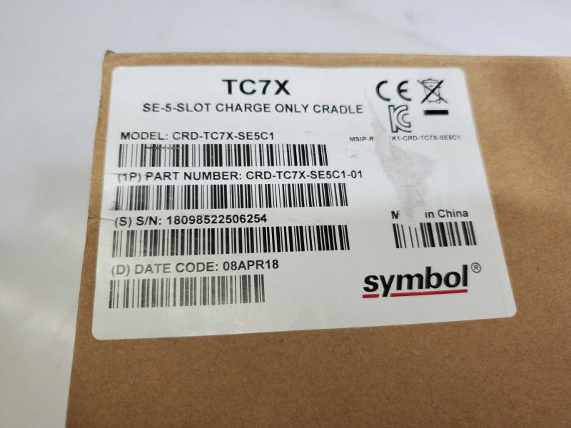 Zebra Charger 5 Slot Cradle CRD-TC7X-SE5C1 _ Open-box )