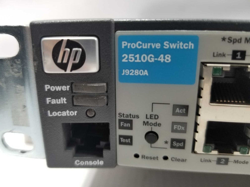 HP ProCurve 2510G-48 J9280A 48 Port Gigabit Switch ~