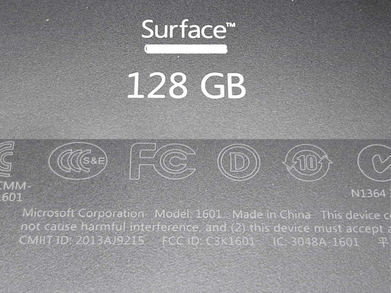 Surface Pro 2 1601 i5-4300U @ 2.9GHz 4GB RAM 128GB SSD - Blue Keyboard +