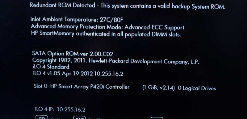 HP ProLiant DL380p Xeon E5-2630@2.3GHz 16GB ECC DDR3 Smart Array P420i No HDD [