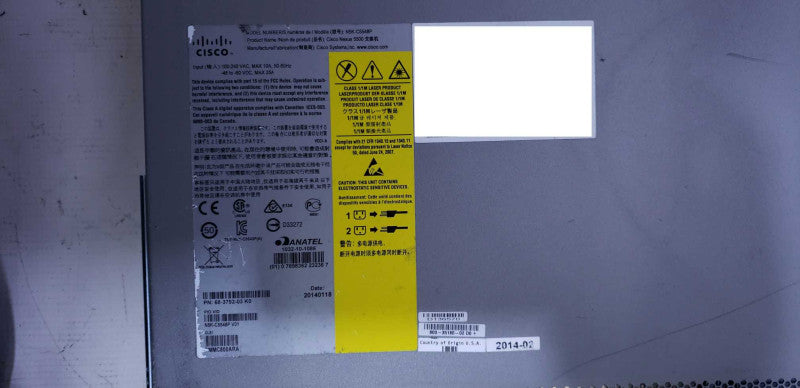 Cisco Nexus 5548P 10GBe 32-Port Fabric Extender N5K-C5548P 2x 750W PSU [