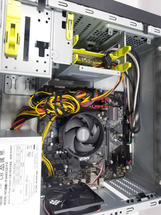 Black Box PC, Asus PRIME B450M-A AMD Ryzen 5 PRO 2400G 3.6GHz QC/8GB DDR4. ~