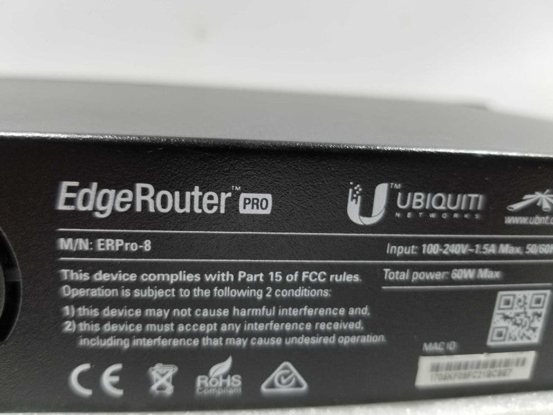 Ubiquiti EdgeRouter Pro (ERPro-8) Gigabit Enterprise Router x2 SFP ~
