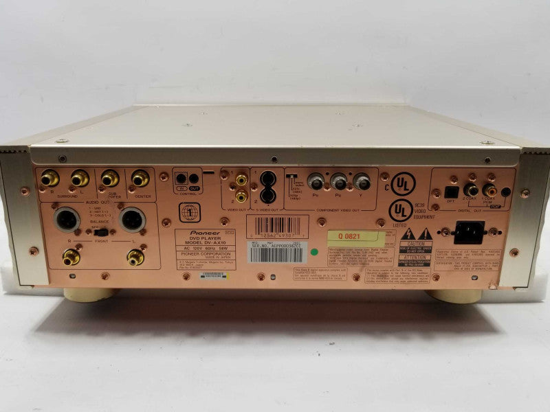 PIONEER DV-AX10 PROGRESSIVE SCAN - DVD PLAYER, AS-IS ~