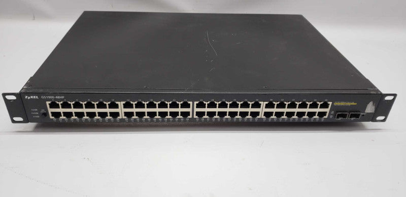 Zyxel GS1900-48HP 48-port GbE Smart Managed Switch / GbE Uplink #