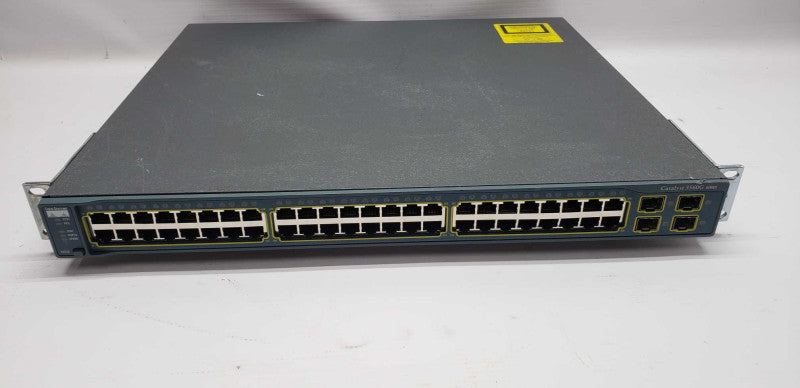 CISCO WS-3560G-48TS-S 48x gigabit 4x sfp enterprise switch / factory reset #