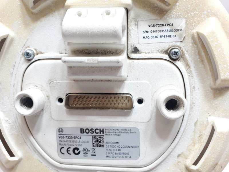 Bosch VG5-7220-EPC4 ip ptz camera, Untested, AS-IS _