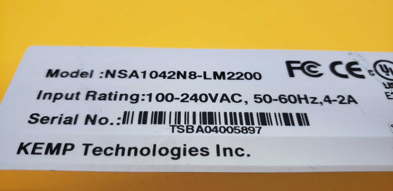 Kemp Technologies Loadmaster 2200 NSA1042N8-LM2200 / see notes #