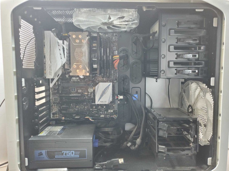 Custom/ Tower PC, Core i5-6600K 3.5GHz, 8GB DDR4, No HDD/ No GPU, SEE _