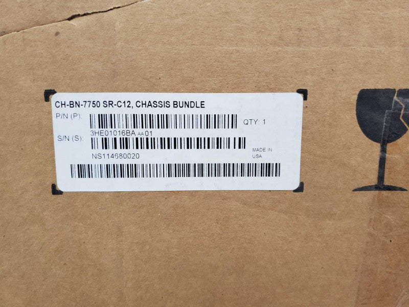 Alcatel CH-BN-7750 SR-C12 Chassis bundle 3HE01016BA, New Open-Box _