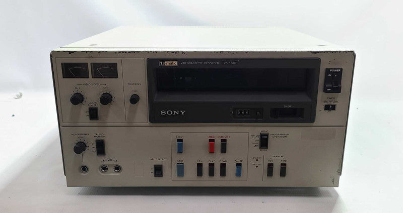 Sony VO-5600 3/4\\" UMatic Professional Production Videocassette Recorder $