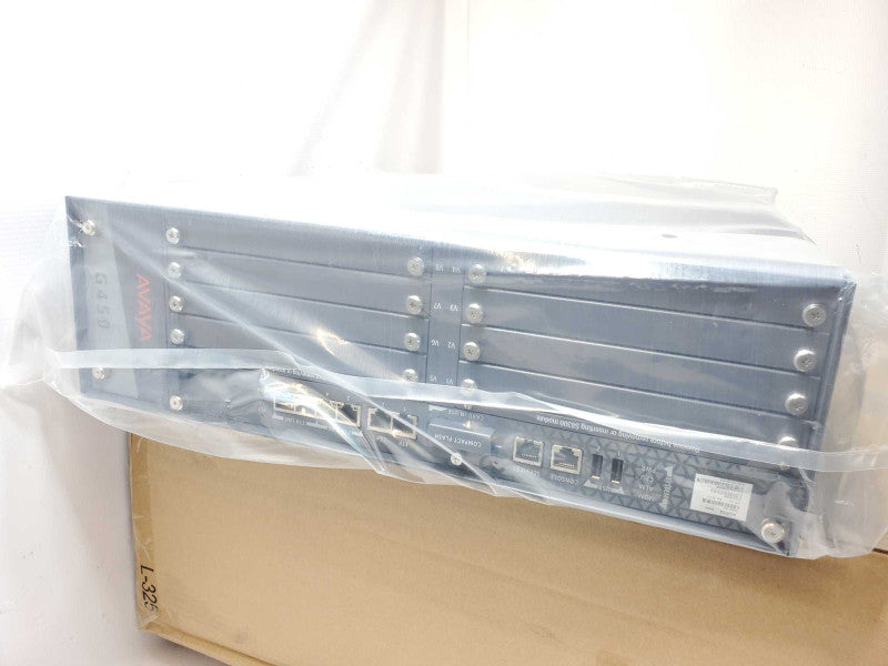 Avaya G450 Media Gateway G450MP160, New Open Box, No Modules, 1x PSU _