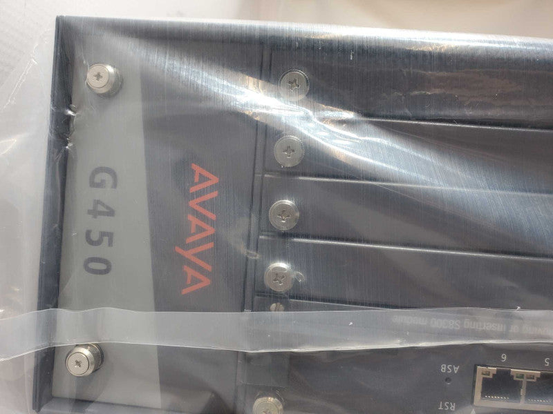 Avaya G450 Media Gateway G450MP160, New Open Box, No Modules, 1x PSU _