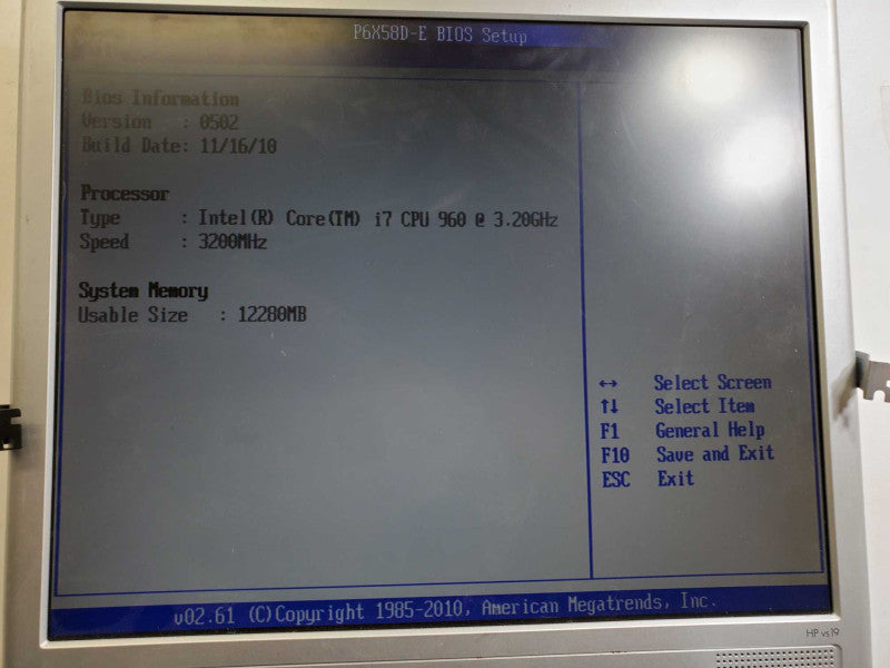 Custom Asus P6X58D-E Vore i7-960 @3.2GHz 12GB RAM No HDD Radeon HD 6970 )