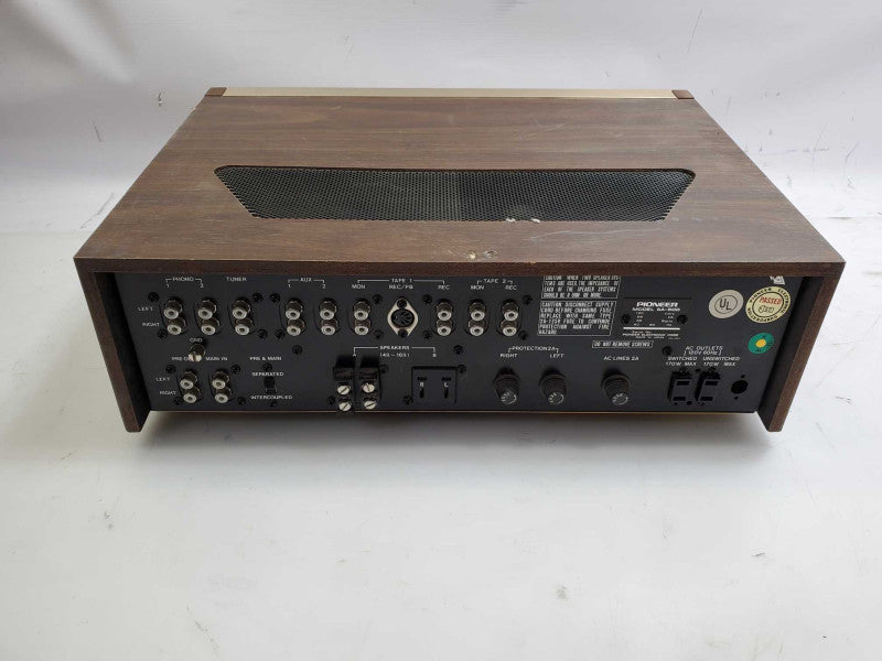PIONEER SA-600 VINTAGE HIFI INTEGRATED AMPLIFIER FOR PARTS )