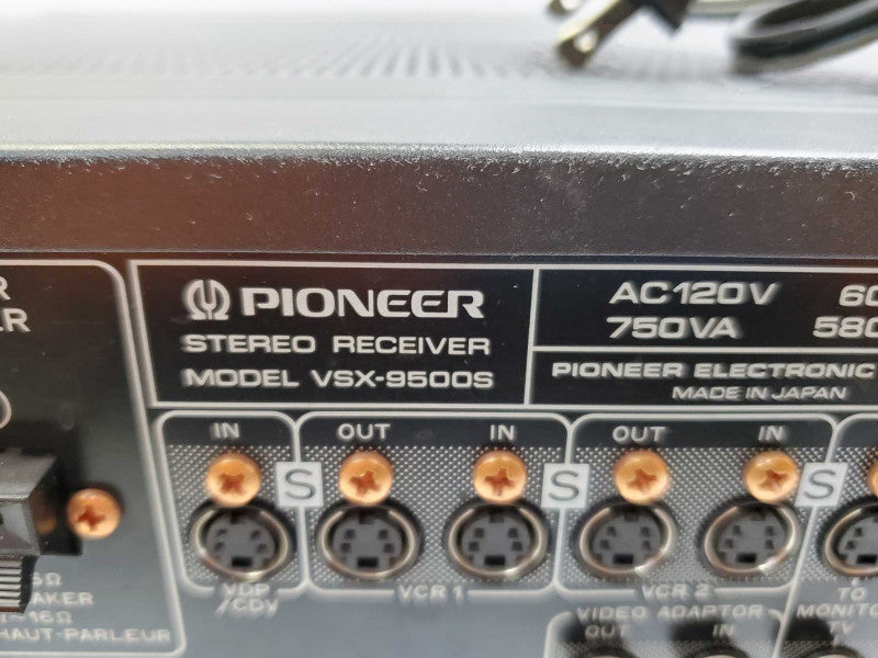 Pioneer VSX-9500S Audio/Video Stereo Receiver for Parts or repair )