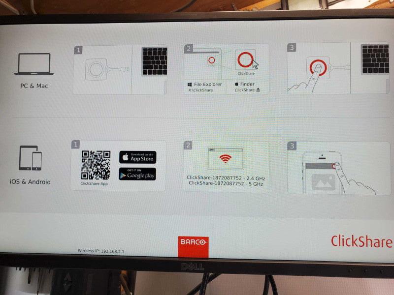 Barco ClickShare CSE-800 R9861580NA wireless presentation system _
