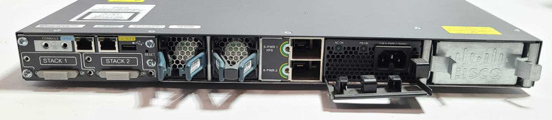 Cisco Catalyst WS-C3750X-48P-S 48 Port POE+ Gbe Switch W/ C3KX-NM-1G 4xSFP 1xPSU $