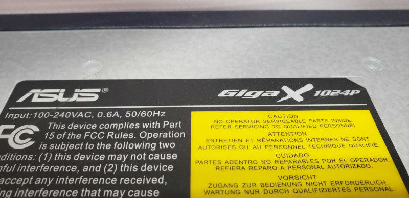 Asus Giga X 1024P 24 RJ-45 10/100Mbps, 2 RJ-45 Gigabit, Auto MDI/MDIX #