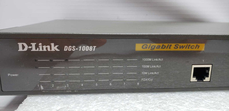 D-Link DGS-1008T Gigabit Switch / see notes #