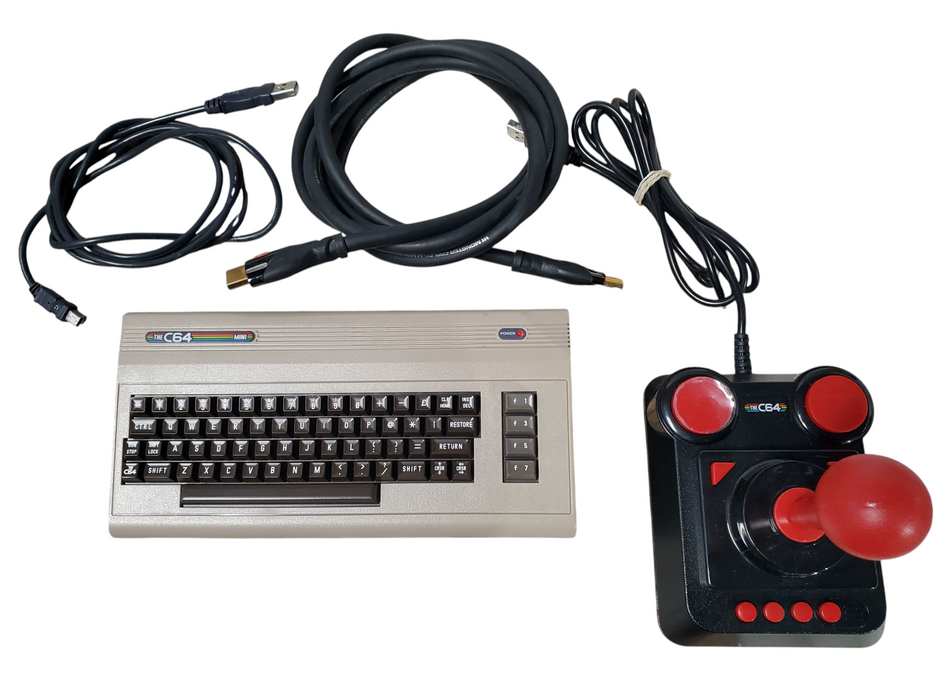 The C64 Mini Micro Commodore Console + Joystick [Retro Video Game Console S