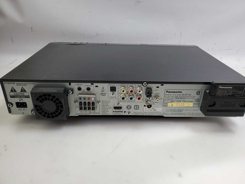 Panasonic SA-BT100 5.1 Ch Blu-Ray Disc Pro-Theater Sound Player AS-IS )