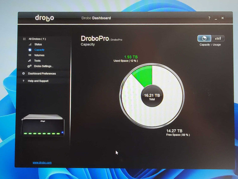 Data Robotics DroboPro DRPR1-A 8-Bay Storage with 8x 3TB HDDs _