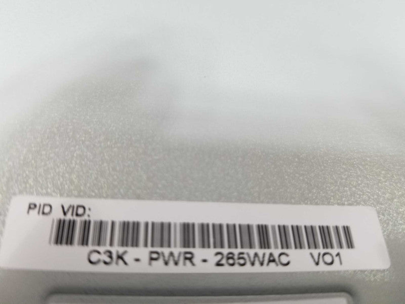 Cisco C3K-PWR-265WAC 265W Power Supply PSU for Catalyst 3560E 3750E Switches ~