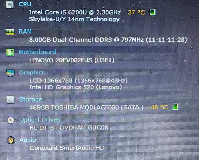 Lenovo ThinkPad E560 i5-6200U 2.3GHz 8GB RAM 500GB HDD 15.6\\" $