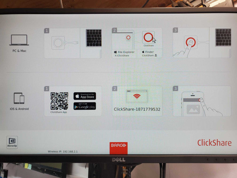 Barco ClickShare CS-100 Wireless Presentation System, No Buttons _